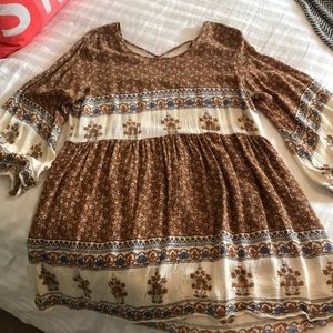Boho Jane String Cross Back Dress